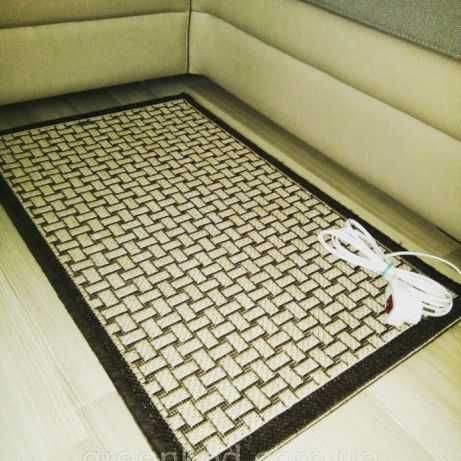 Декоративний жакардовий килим з підігрівом 60*80 см 75 Вт