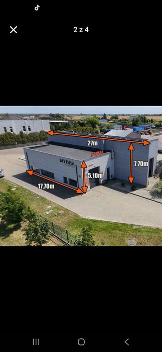 Do wynajęcia budynek, magazyn 380 m2. Skierniewice, ul. Sobieskiego.