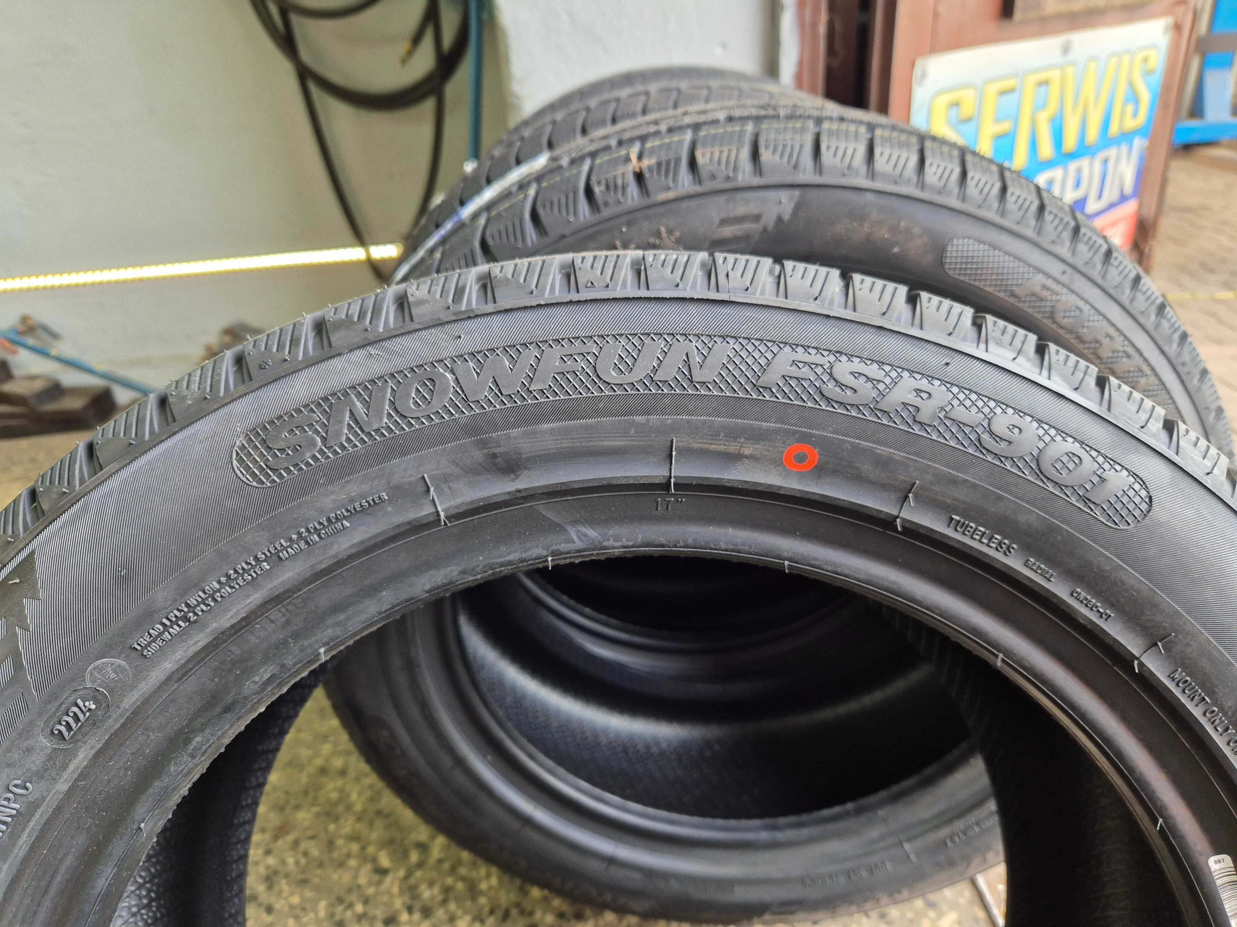 225/55r17 fortune nowe opony zimowe montaz w cenie