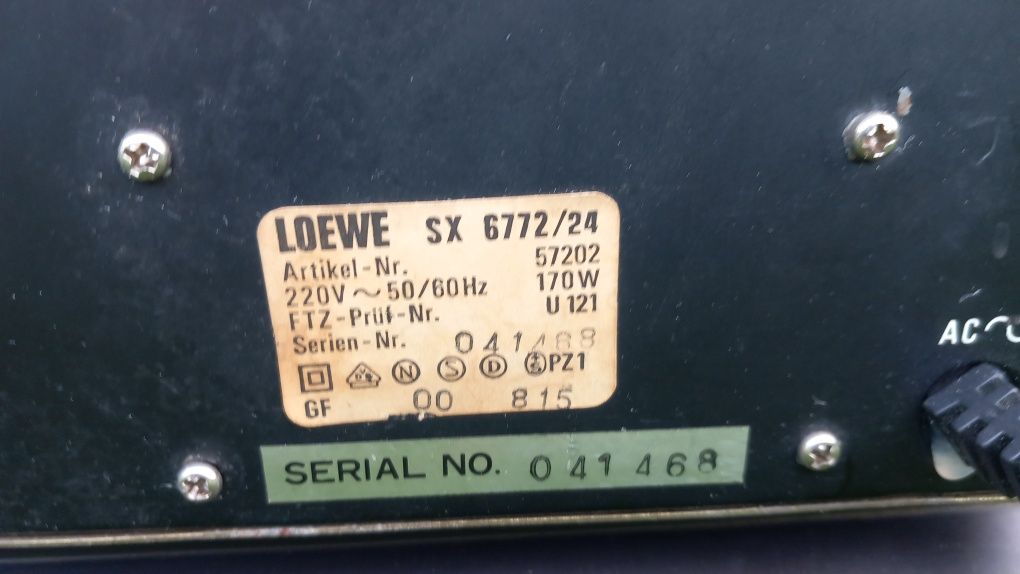 Loewe ,DUX ,Philips hi fi  SX 6772/24