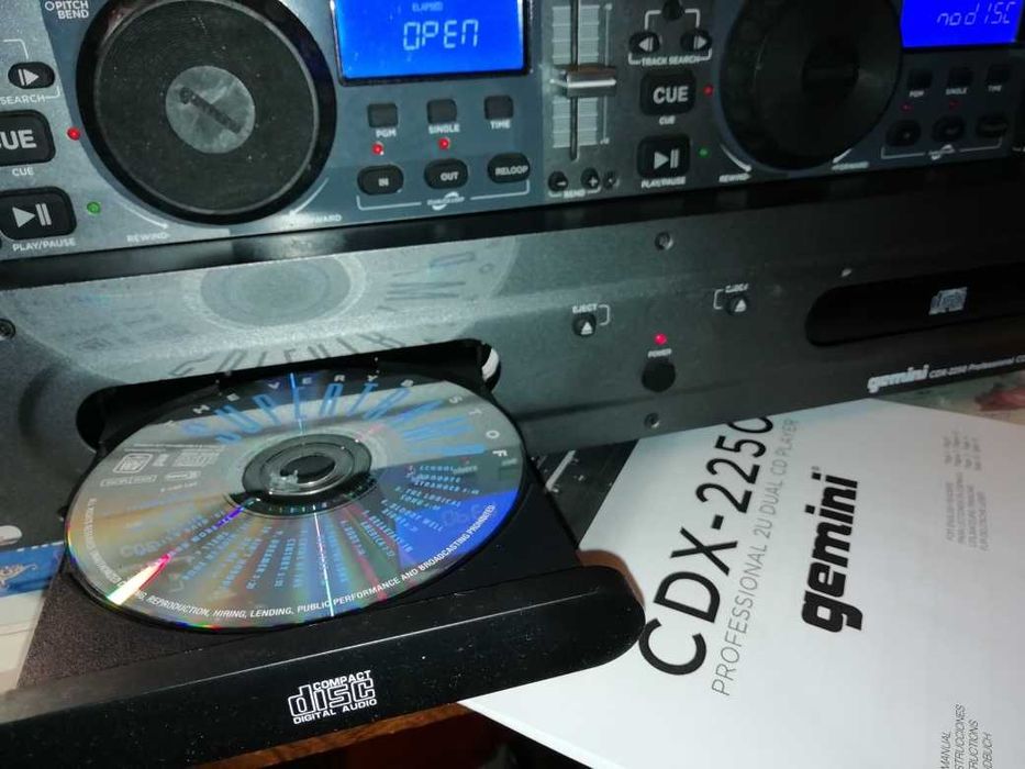 Gemini CDX-2250 leitor de cd's profissional