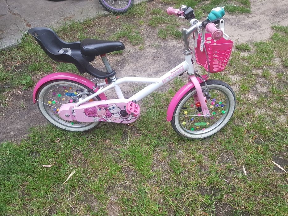 Rowerek b-twin 16 cali dla dziewczynki