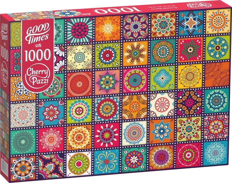 Puzzle 1000 Elementów. Ozdobne Kwadraty 30677