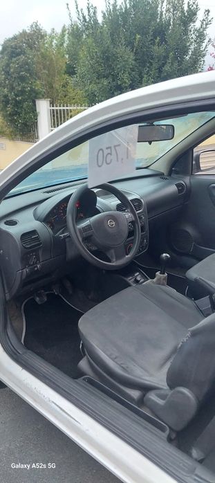 Opel Corsa-C 1.7 CDTI diesel 2lugares ano2002 ar condicion insp 3/2026