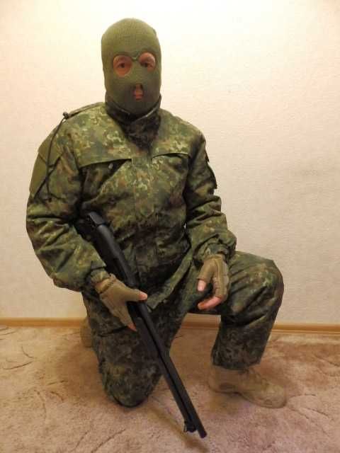 Военная форма. Зима, бушлат и штаны.Камуфляж.