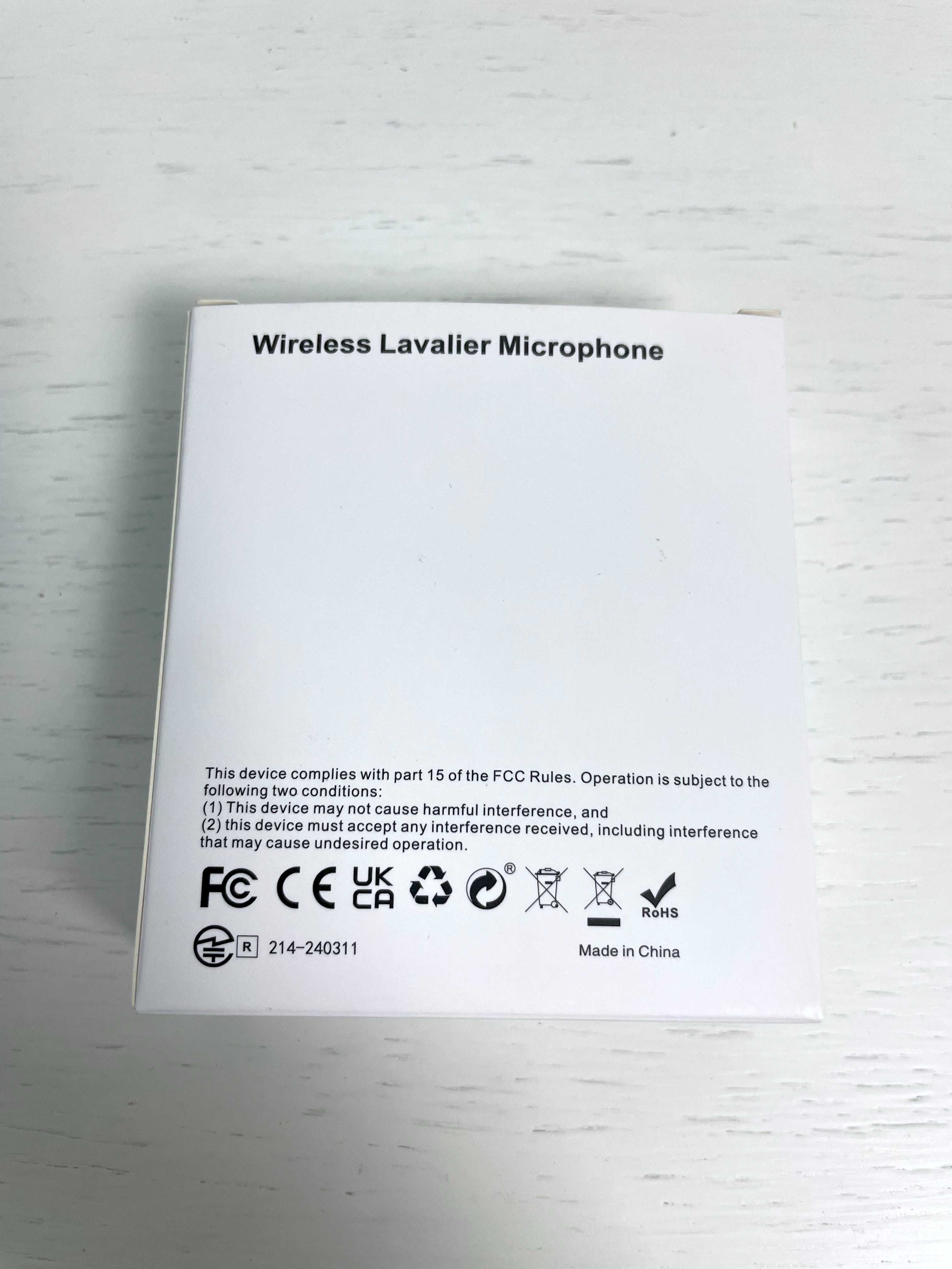 NOWY Mikrofon z PUSZKIEM Bezprzewodowy Lavalier / USB-c