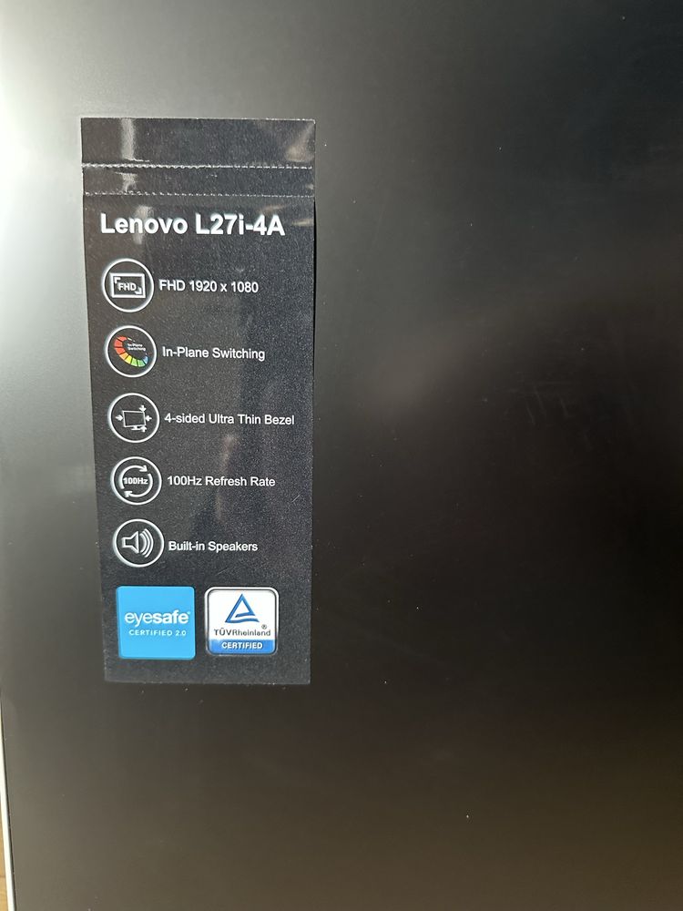 Monitor LED Lenovo L27i-4A 27 " 1920 x 1080 px IPS / PLS