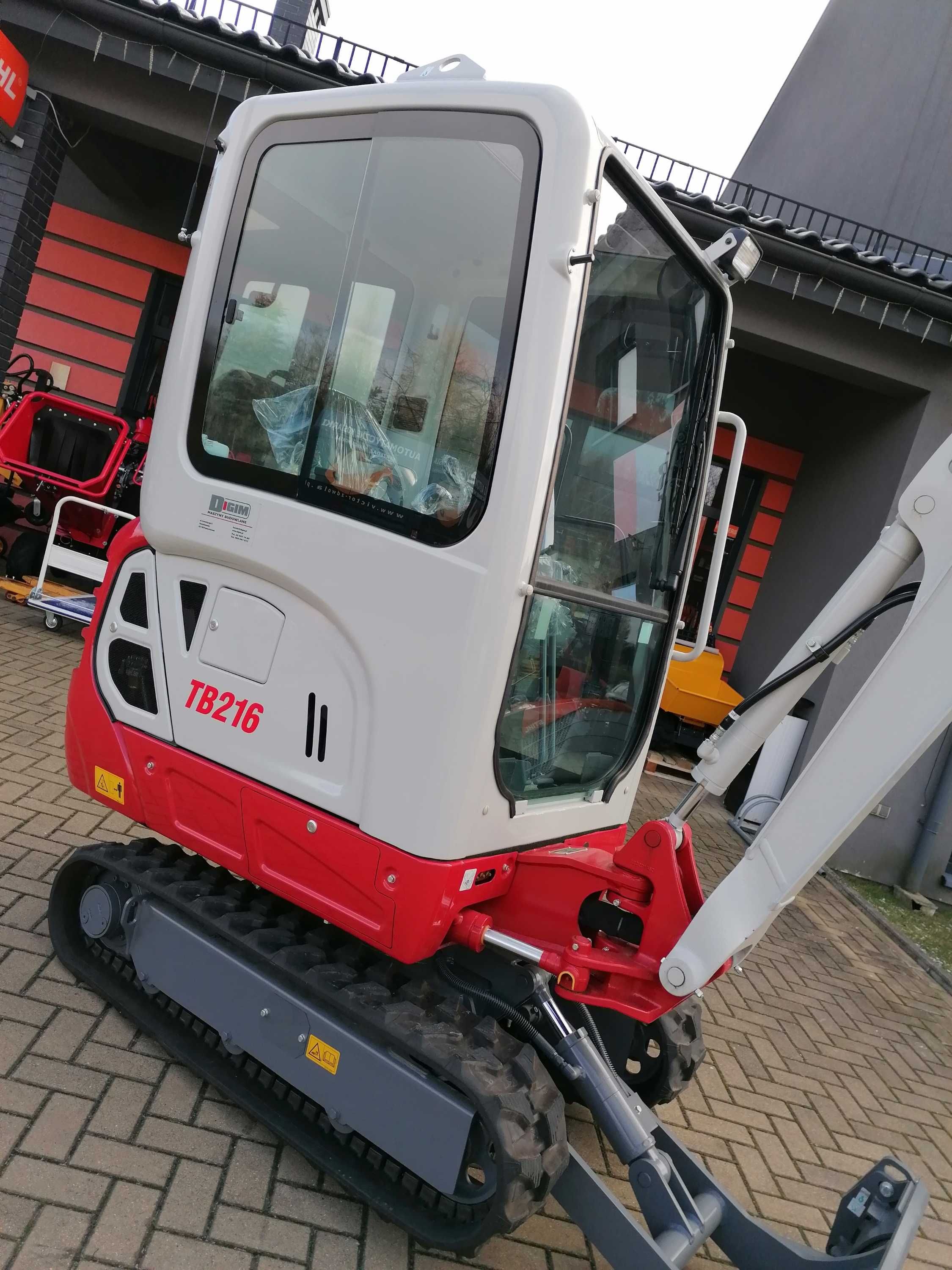 Minikoparka Takeuchi TB216 V0 koparka gąsienicowa – 1,8 t