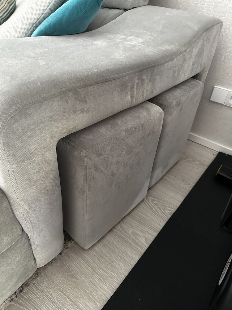 Sofá 3 lugares com chaise long