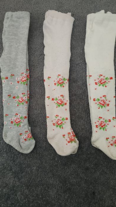 Rajstopki 3 Pary, 0-6 mies Primark