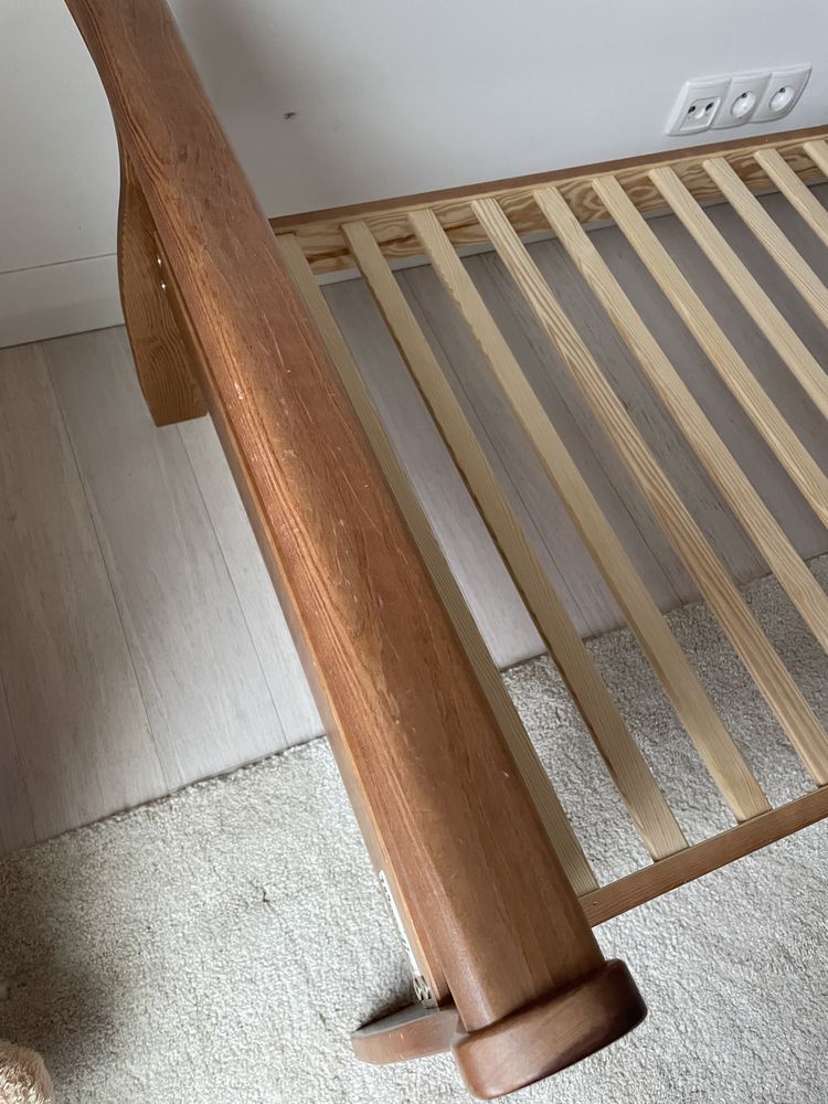 Łóżeczko dziecięce dla trzylatka Noble Toddler Bed 140×70 vintage