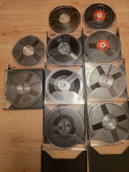 Taśmy magnetofonowa szpulowe