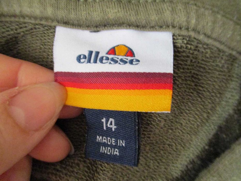 худи кроп топ Ellesse с лампасами