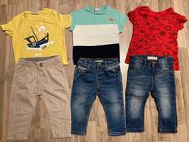 Paka zestaw ubrań Zara, H&M, Minoti 9-12 m-cy