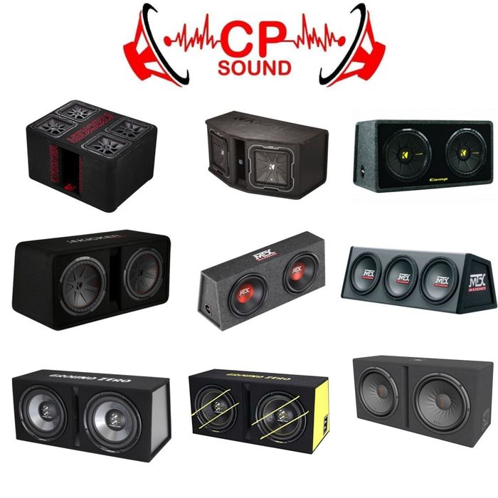 Subwoofer Amplificador Subwoofer compacto para Som carro jipe etc