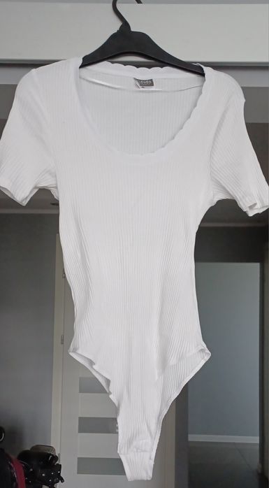 Białe body prążek Beloved Pepco XL