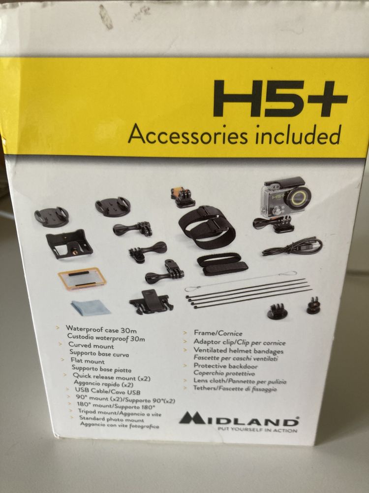 H5+ UHD Action cam