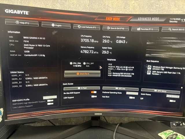 Материнська плата Gigabyte B650 Gaming X AX V2 sAM5
