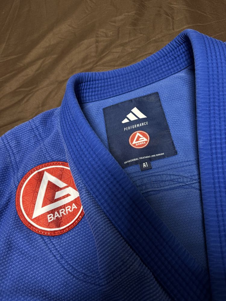 Kimono Gracie Barra Adidas Blue - A1