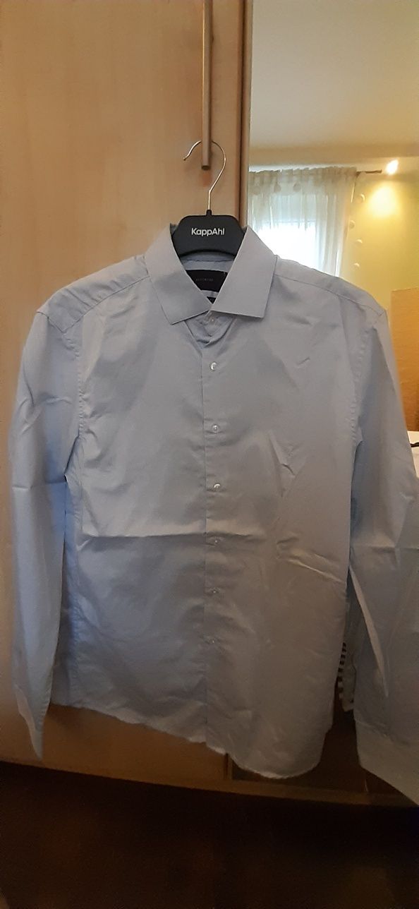 Koszula błękitna reserved niebieska męska 39 regular fit