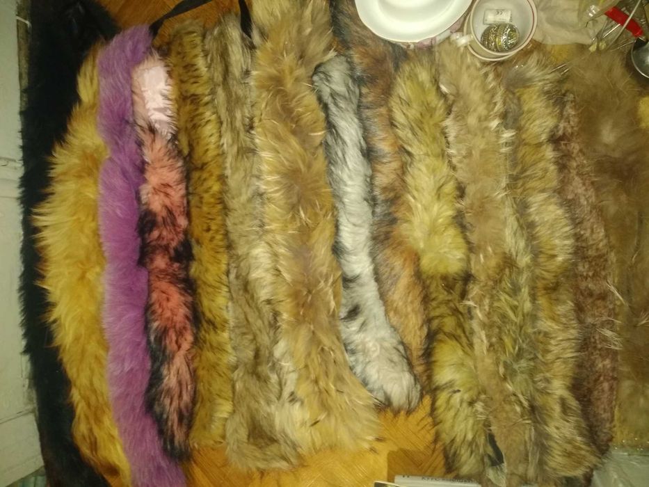 17 комірів воротников від курток одни лотом