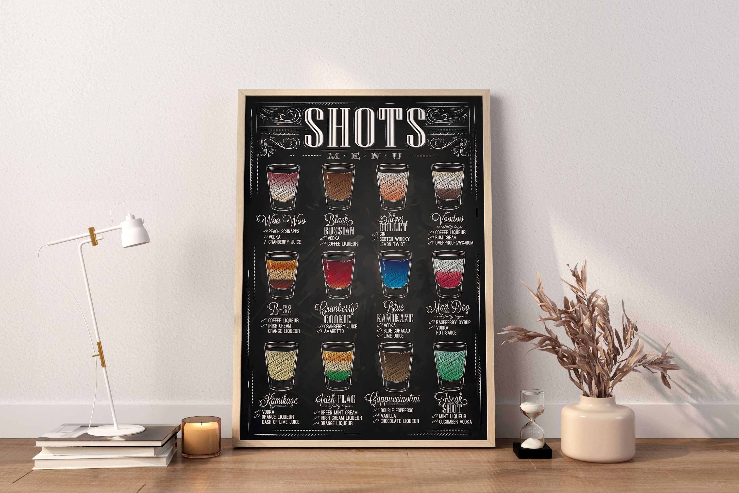 Plakat A3 Shots recipt