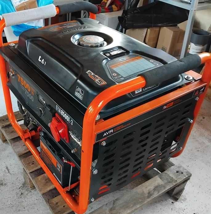 Agregat Prądotwórczy 3-fazowy Daewoo 7,5kwh Stan Bdb GDA8500E-3
