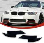 BMW E90 E91 E92 E93 Dokładki Zderzaka Splittery M3 Look Czarny Połysk