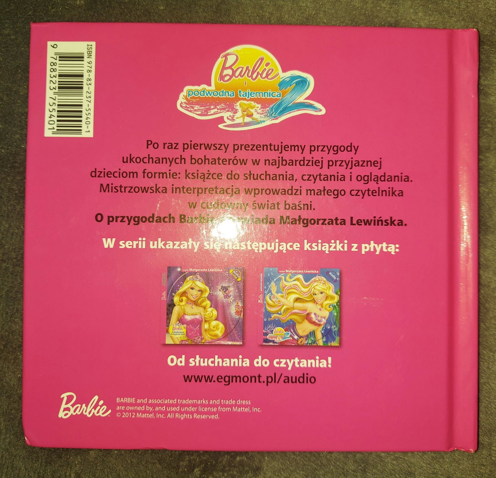 Książka i audio book Barbie i podwodna tajemnica