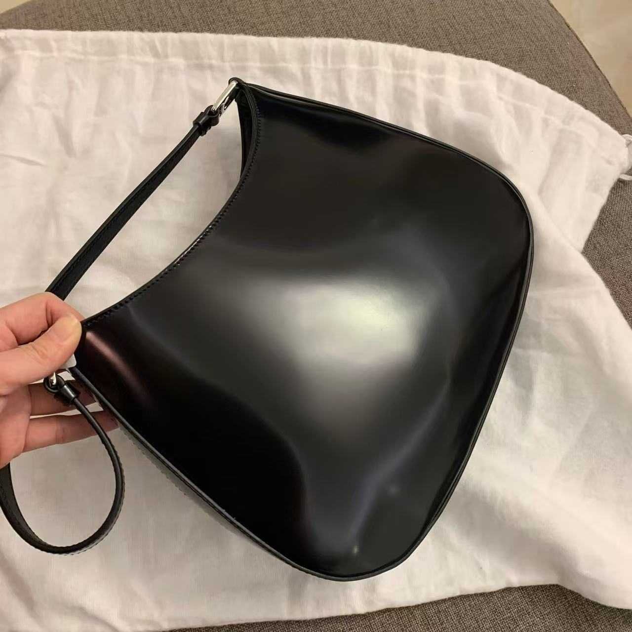 Bolsa de couro Prada, de ombro e mão