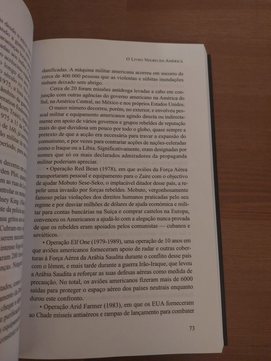 L " O Livro Negro da América " Peter Scoden (Optimo Estado)