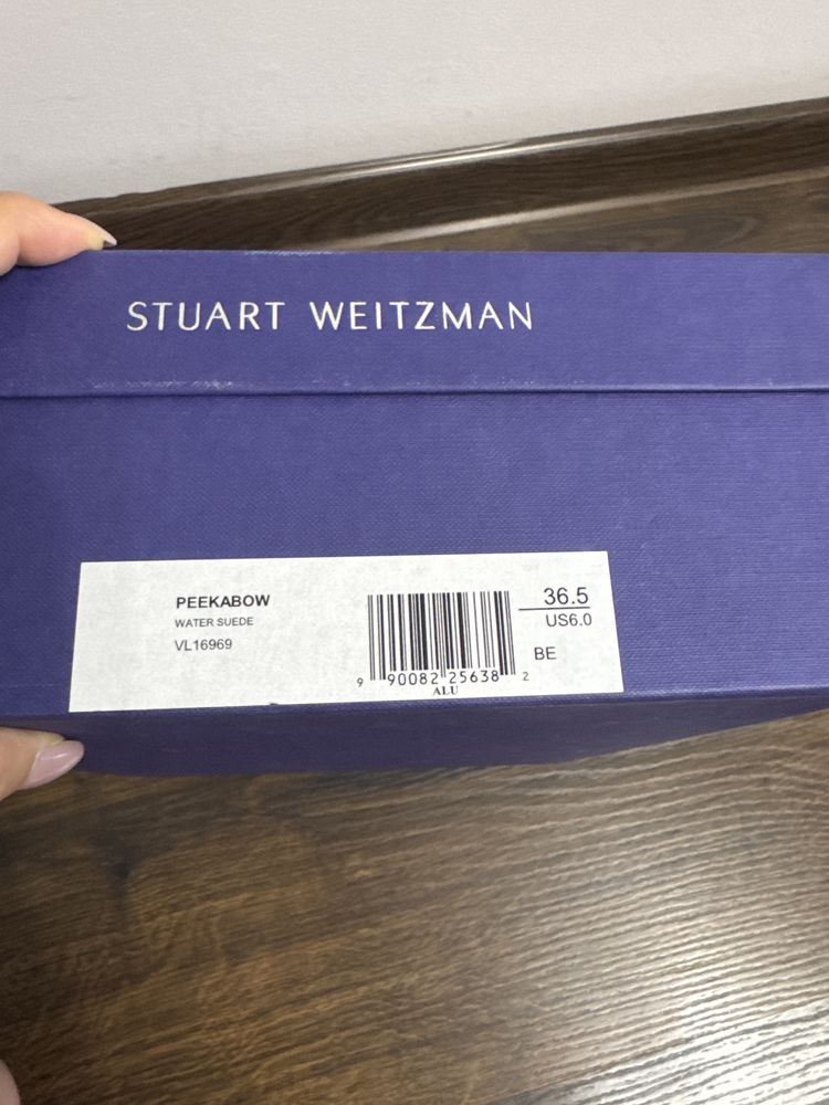 Туфлі замшеві оригінал люксового бренду Stuart Weitzman 36,5 розмір