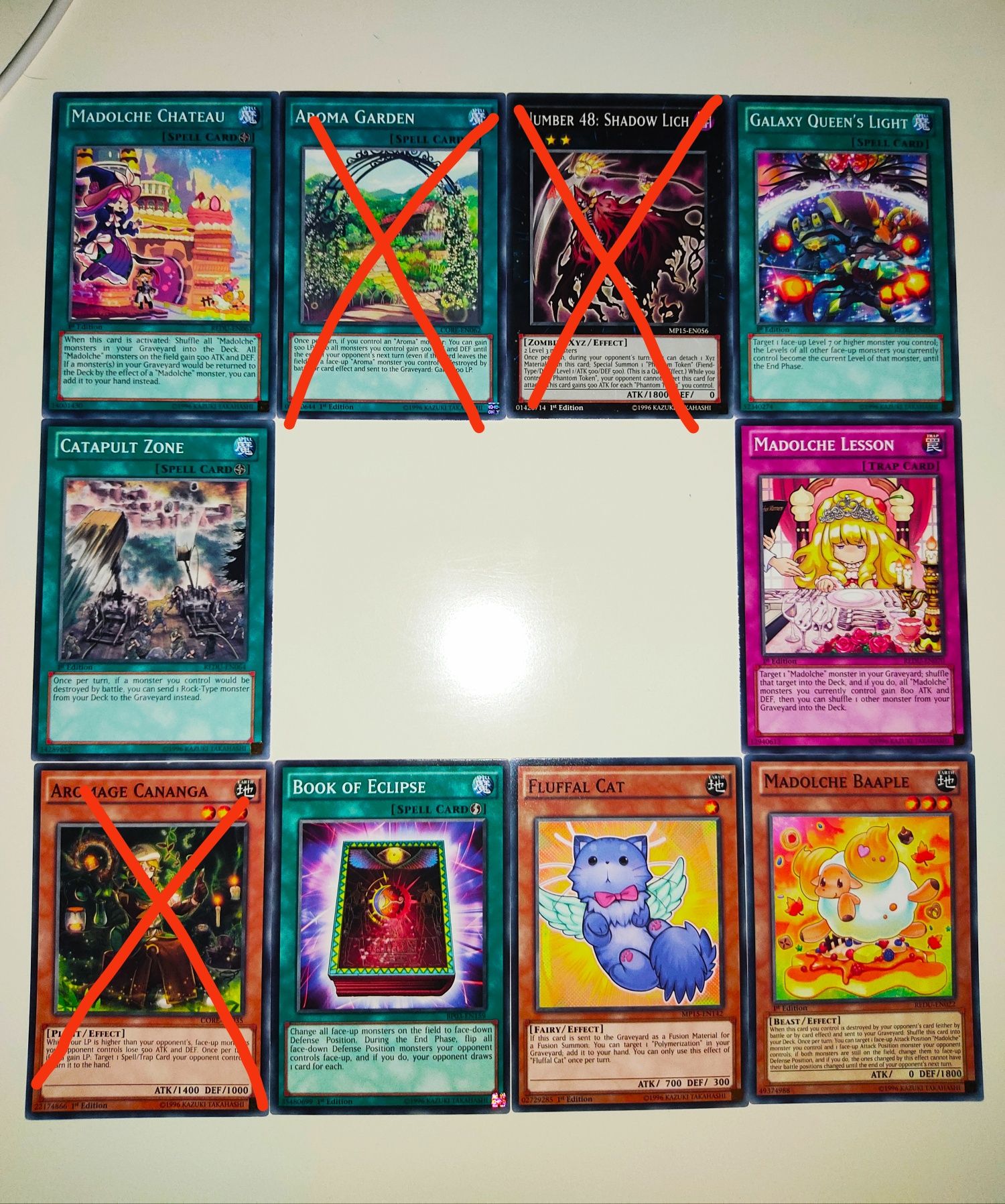 Cartas - Yu-Gi-Oh Konami