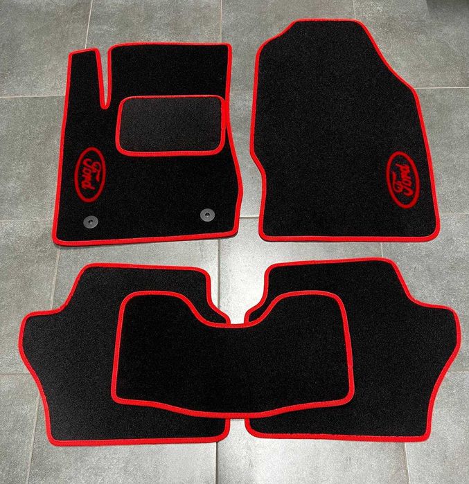 Ворсові коврики для Форд\ Ford Fiesta\ Focus\ C-Max\ S-Max\Edge\поліки