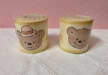 2 Rolos de Faixas Decorativas de Parede para quarto de bebe -  ursos