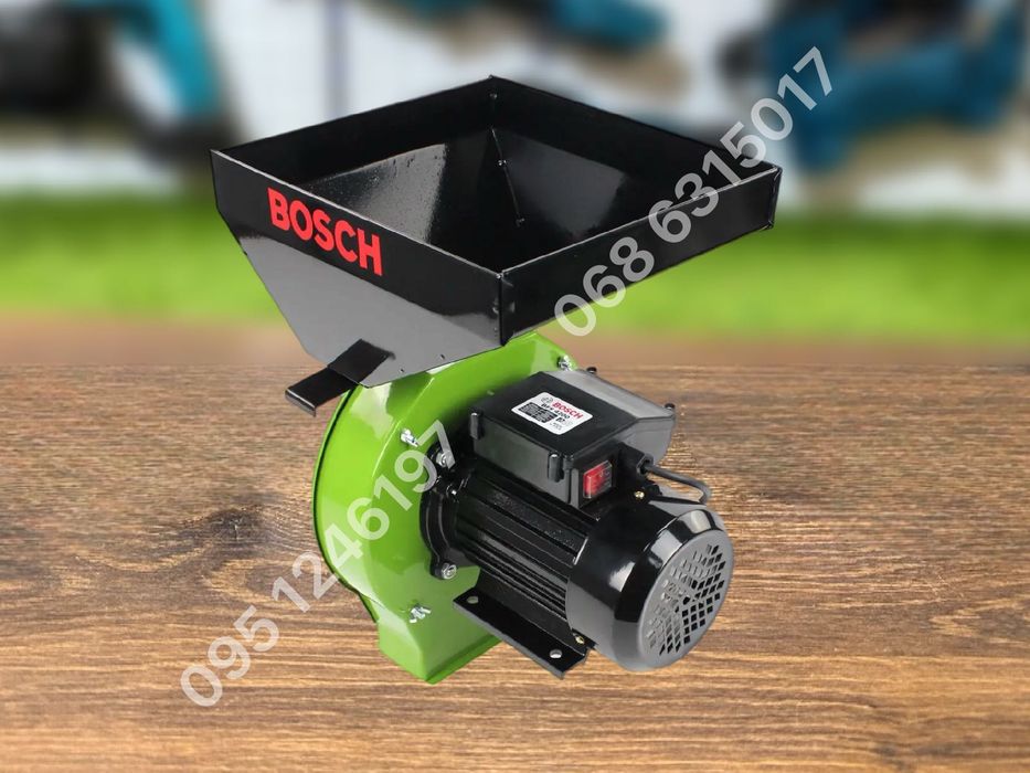 Зернодробилка Bosch BFS 4200 Дробилка зерна + кукурузные кочаны