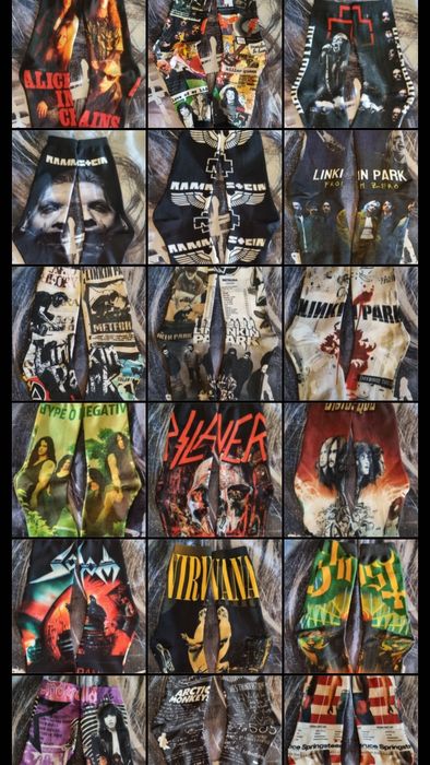 Meias de Bandas Rock Metal