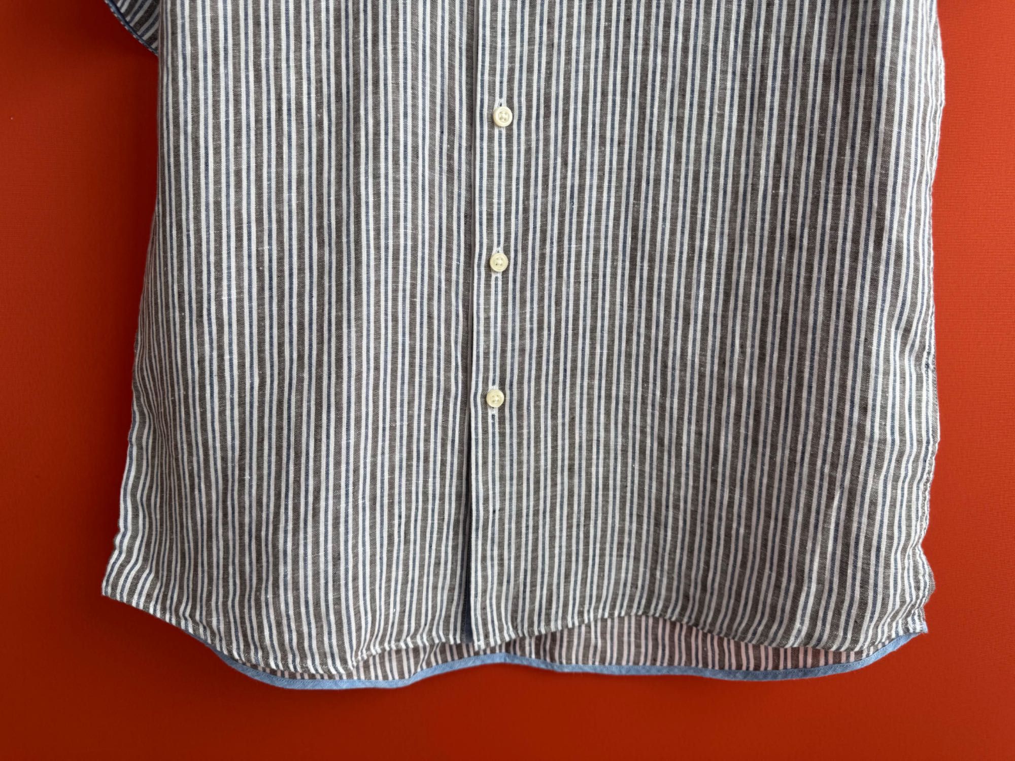 Navyboot Linen чоловіча літня лляна сорочка рубашка розмір M