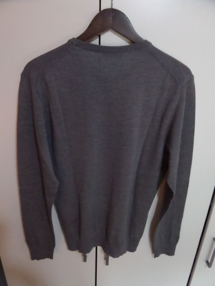 VERSACE GIANNI VERSACE SWETER Siwy Nowy z Metkami L Nowa Kolekcja Supe