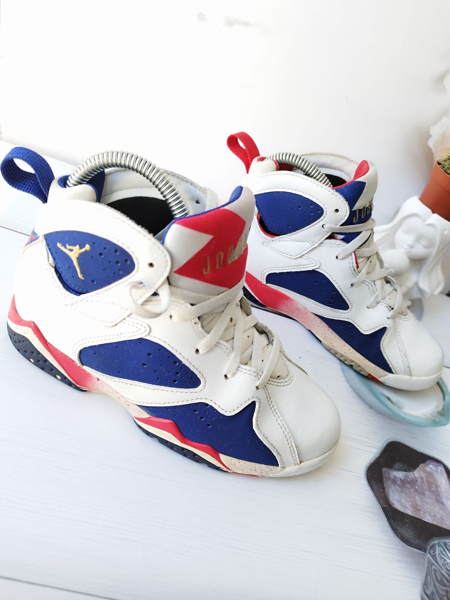 legendarne, wysokie Sneakersy Jordan 7 VII Retro USA Olympic rozm.31,5