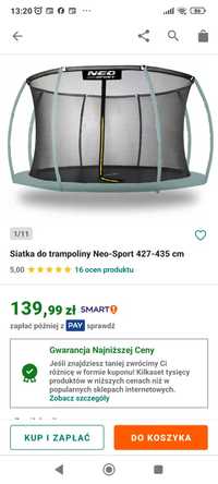 Siatka do trampoliny 14FT 427/435 na 8 słupków