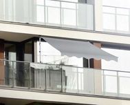 Markiza balkonowa tarasowa zadaszenie z regulacją na korbkę 300cm