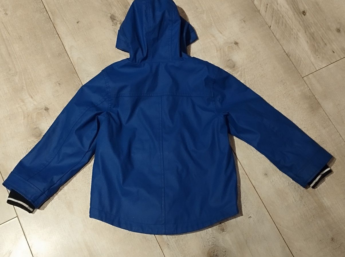 Niebieska kurtka przeciwdeszczowa dziecięce Marks & Spencer 4-5 lat