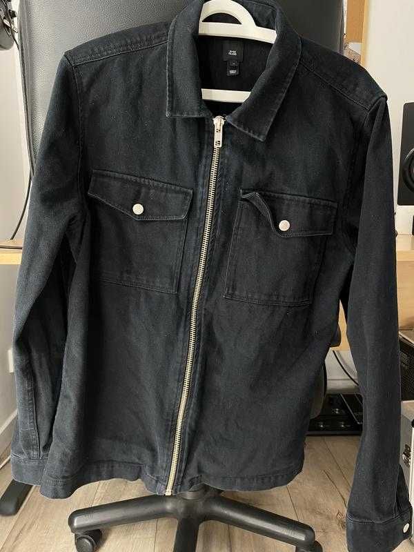 Плотная джинсовая куртка рубашка River Island