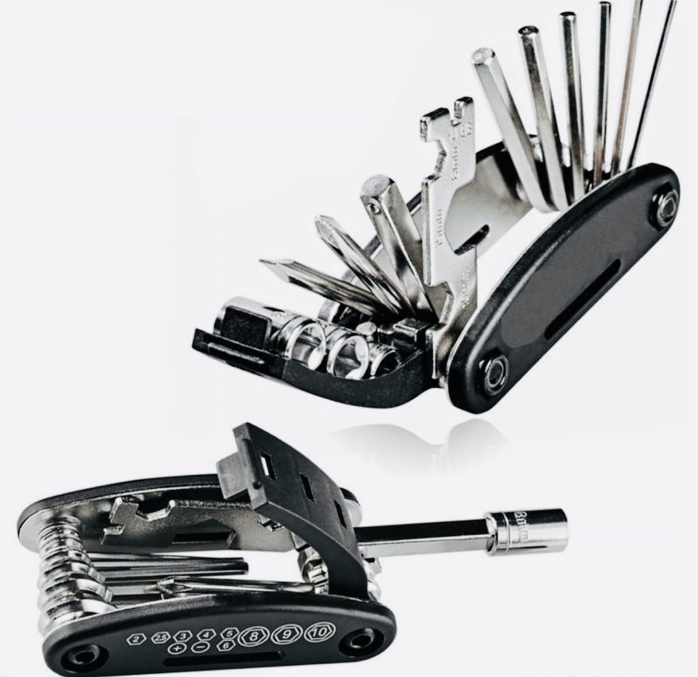 Zestaw naprawczy multitool rowerowy podsiodłówka