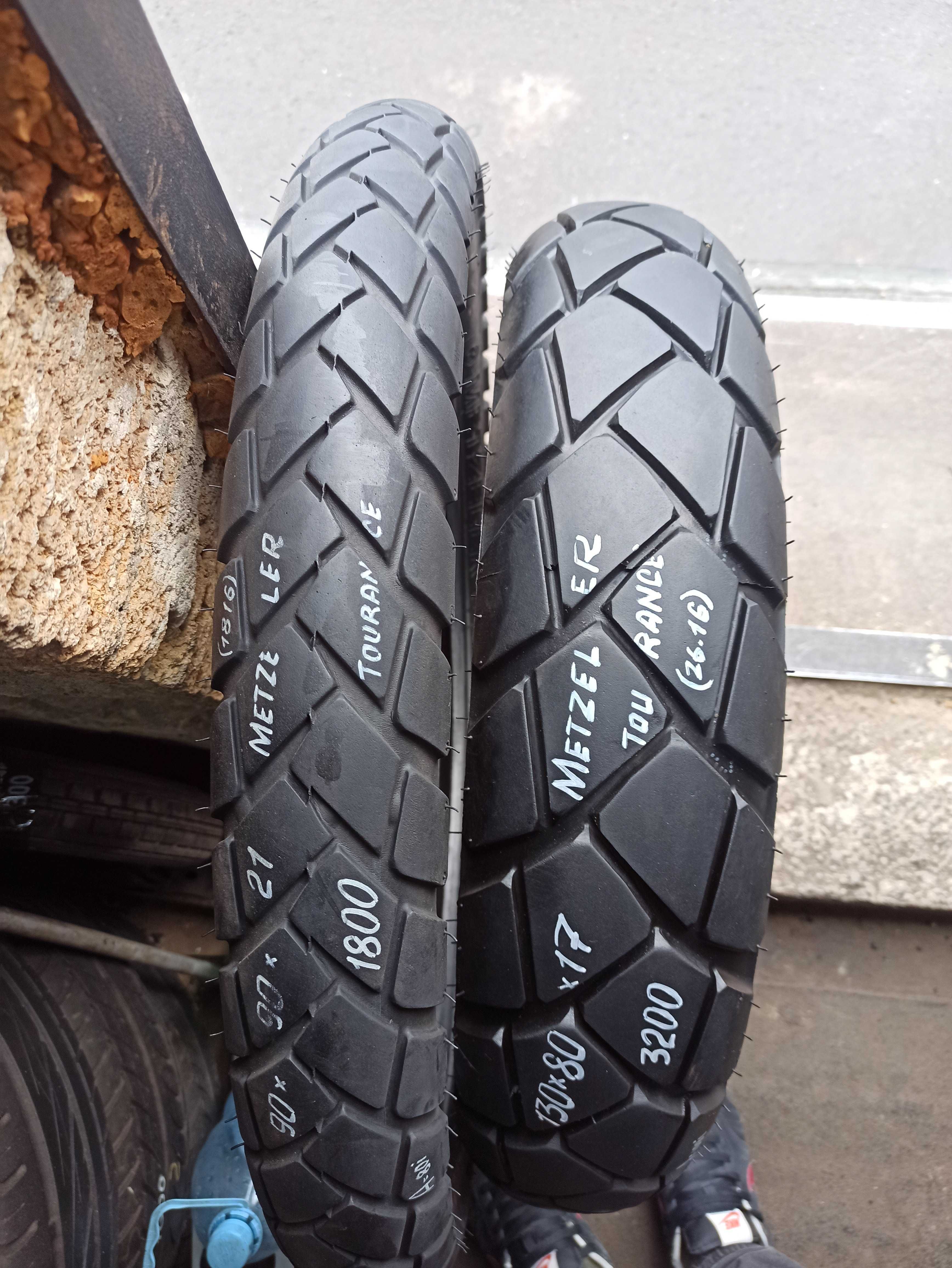 Мотошина резина эндуро пара 90/90 R21 120/90 130/80 R17 на Трансальп