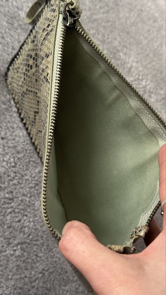 Saszetka Mango kopertówka torebka clutch snake pochette