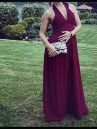 Vestido Bordeaux