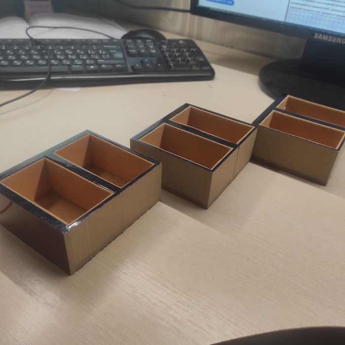 Ячейки коробки бокс для часов