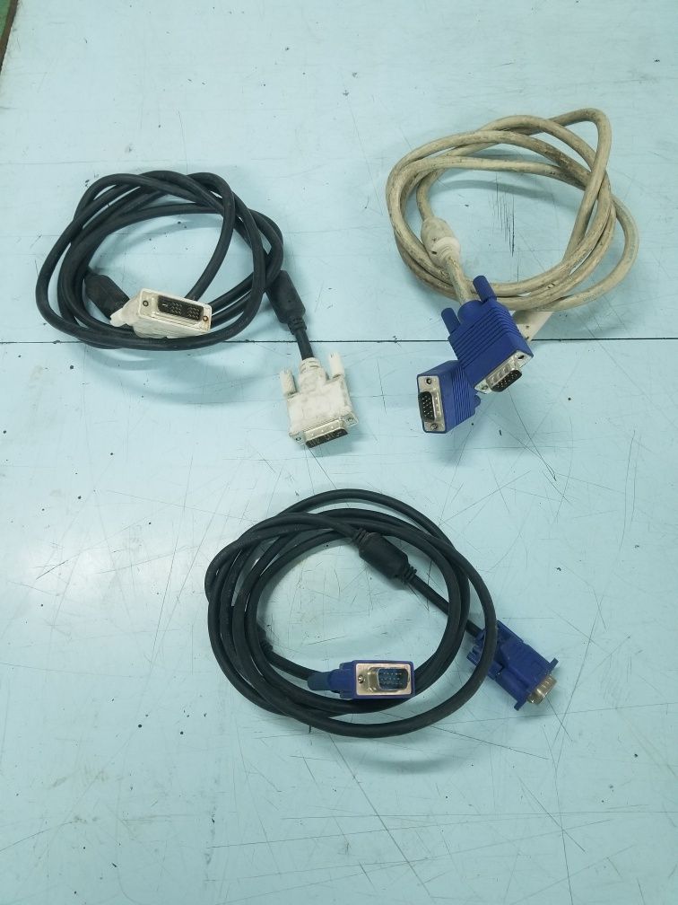 Кабель питания живлення, LTP, VGA, DVI, COM-порт, Scart
